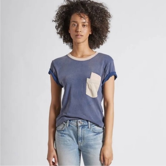 CURRENT/ELLIOTT The Desert Days Double Pocket Tee - Picture 1 of 10